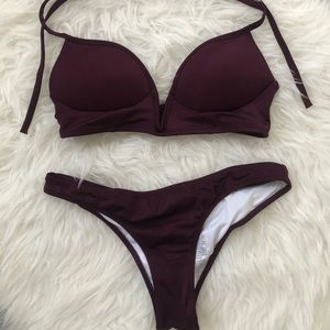 Victoria Secret Burgundy PINK Swimsuit